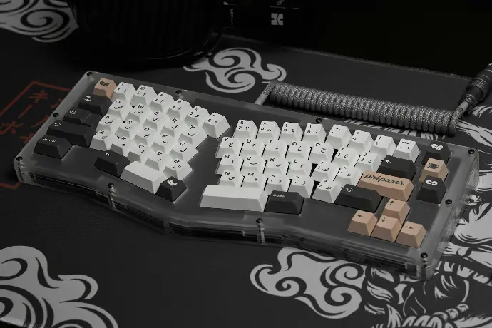 white and black computer keyboard